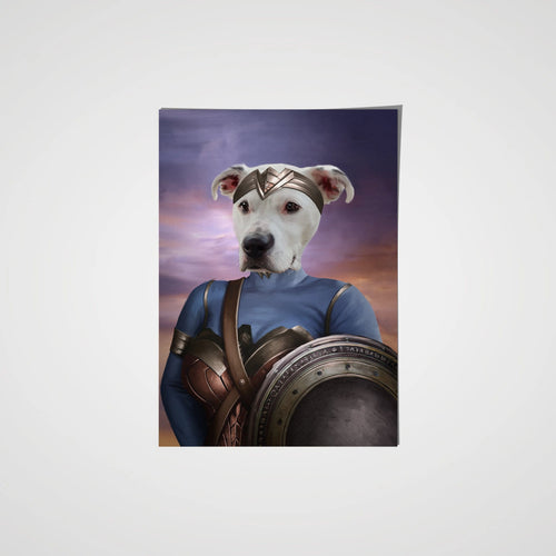 Crown and Paw - Poster The Super Princess - Custom Pet Poster