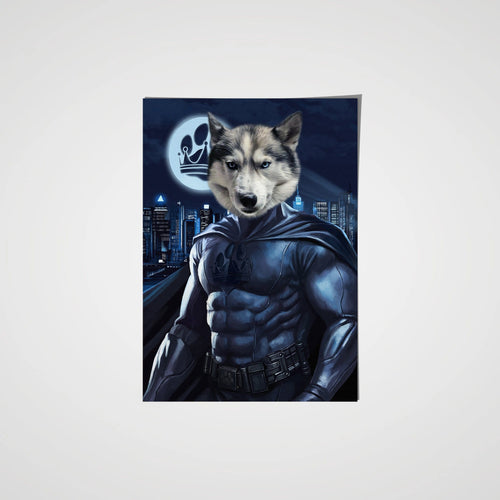 Crown and Paw - Poster The Dark Hero - Custom Pet Poster