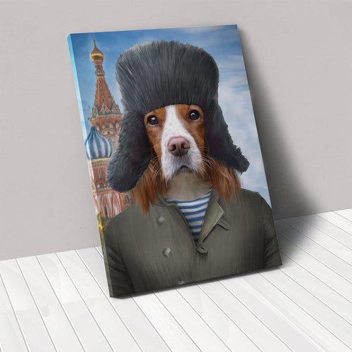 Crown and Paw - Canvas The Russian - Custom Pet Canvas