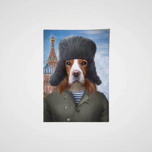 Crown and Paw - Poster The Russian - Custom Pet Poster