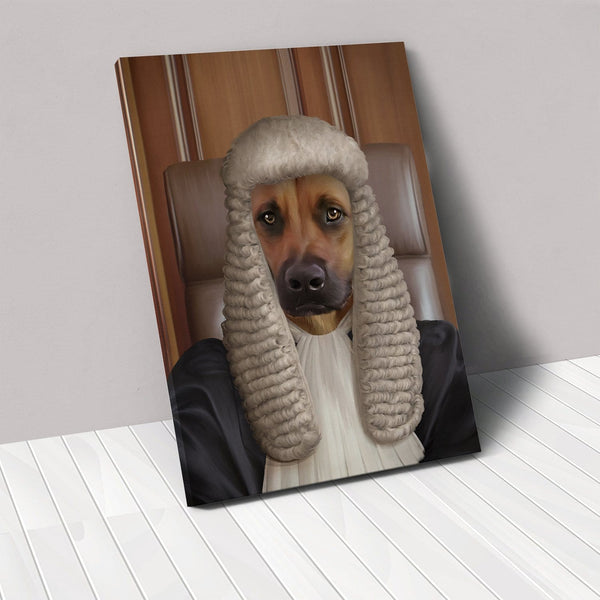 The Judge - Custom Pet Canvas