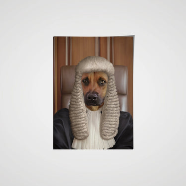 The Judge - Custom Pet Poster