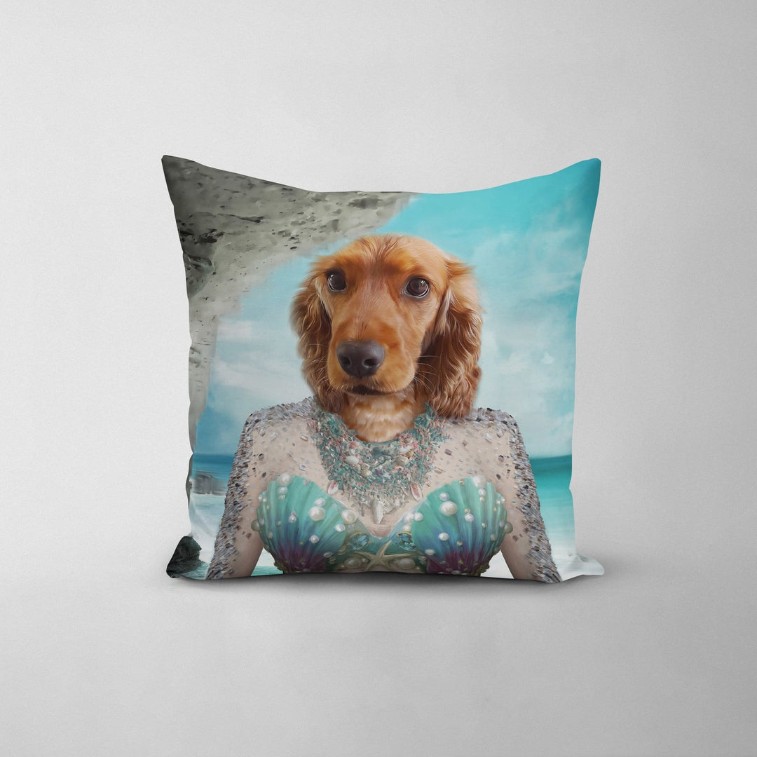 The Mermaid - Custom Throw Pillow