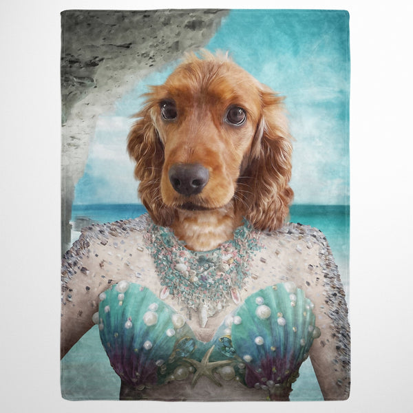 The Mermaid - Custom Pet Blanket