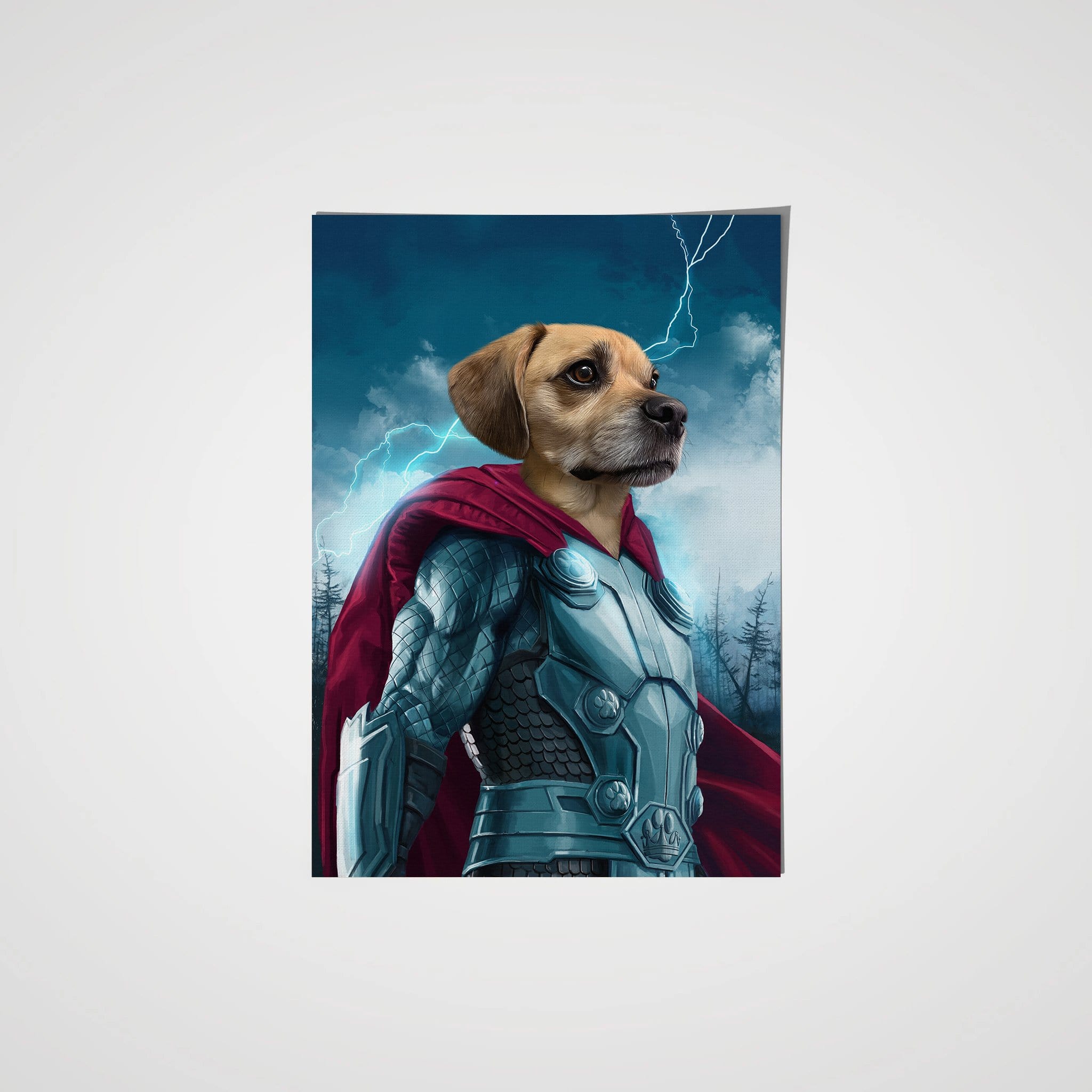The Norse Hero - Custom Pet Poster