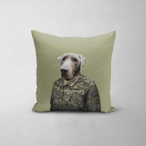 Crown and Paw - Throw Pillow The Army Man - Custom Throw Pillow