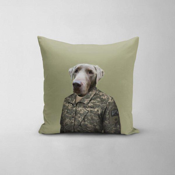 Army Man - Custom Throw Pillow