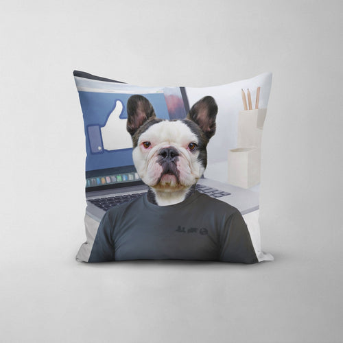 Crown and Paw - Throw Pillow The Zuck - Custom Throw Pillow