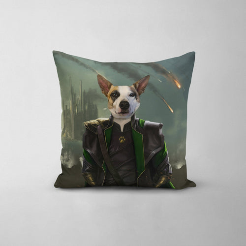 Crown and Paw - Throw Pillow The Mischief God - Custom Throw Pillow
