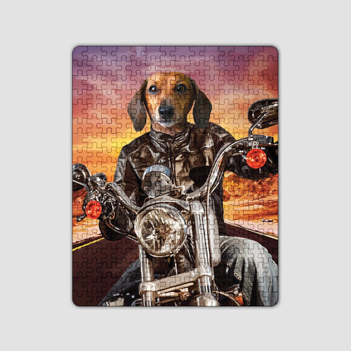 Crown and Paw - Puzzle The Biker - Custom Puzzle 11" x 14"