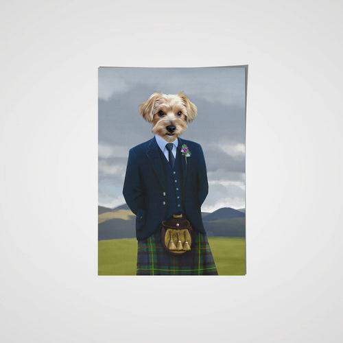 Crown and Paw - Poster The Scottish Highlander - Custom Pet Poster