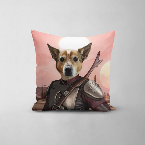 Crown and Paw - Throw Pillow The Space Hunter - Custom Throw Pillow