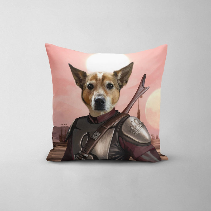 The Space Hunter - Custom Throw Pillow