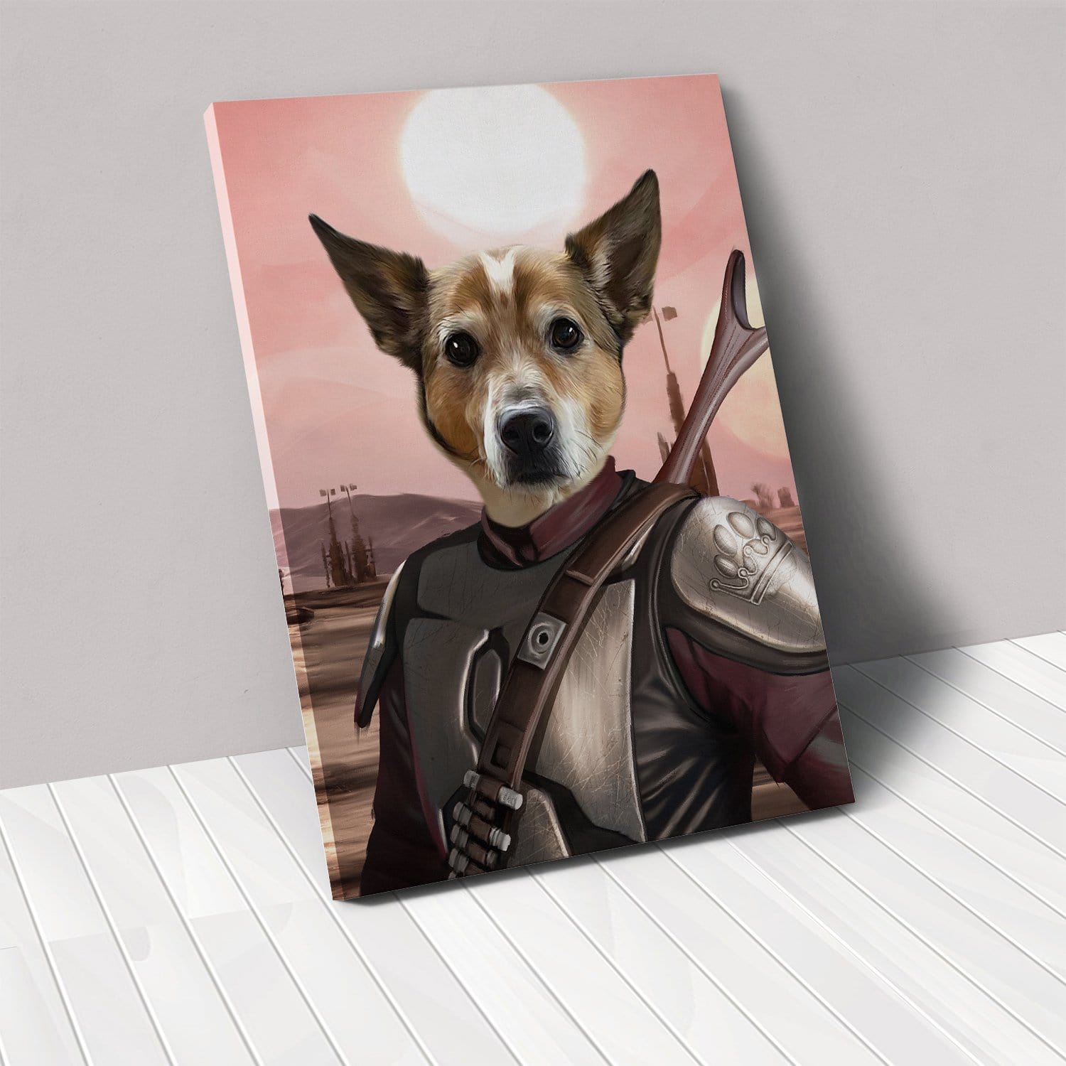 The Space Hunter - Custom Pet Canvas