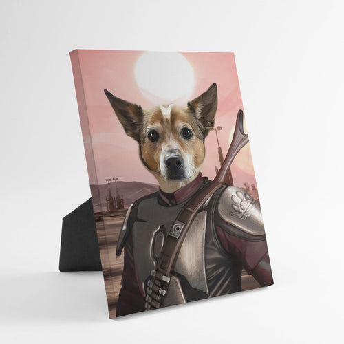 Crown and Paw - Standing Canvas The Space Hunter - Custom Standing Canvas