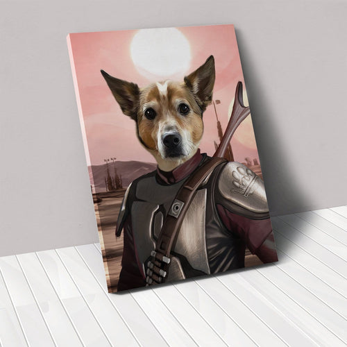 Crown and Paw - Canvas The Space Hunter - Custom Pet Canvas