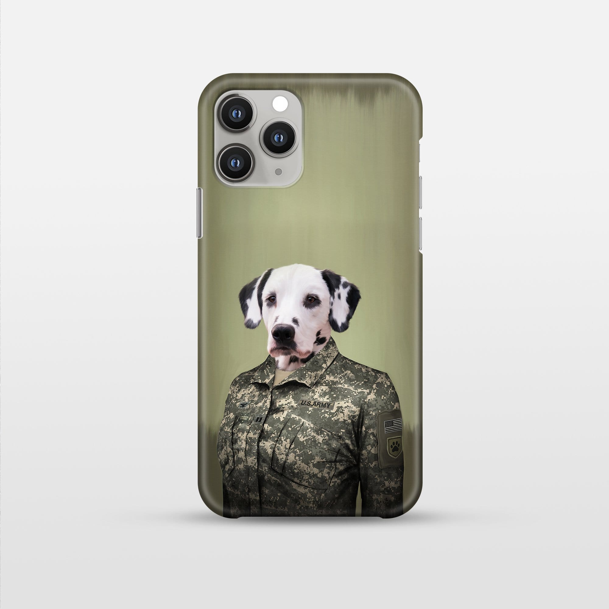 The Army Woman - Custom Pet Phone Case