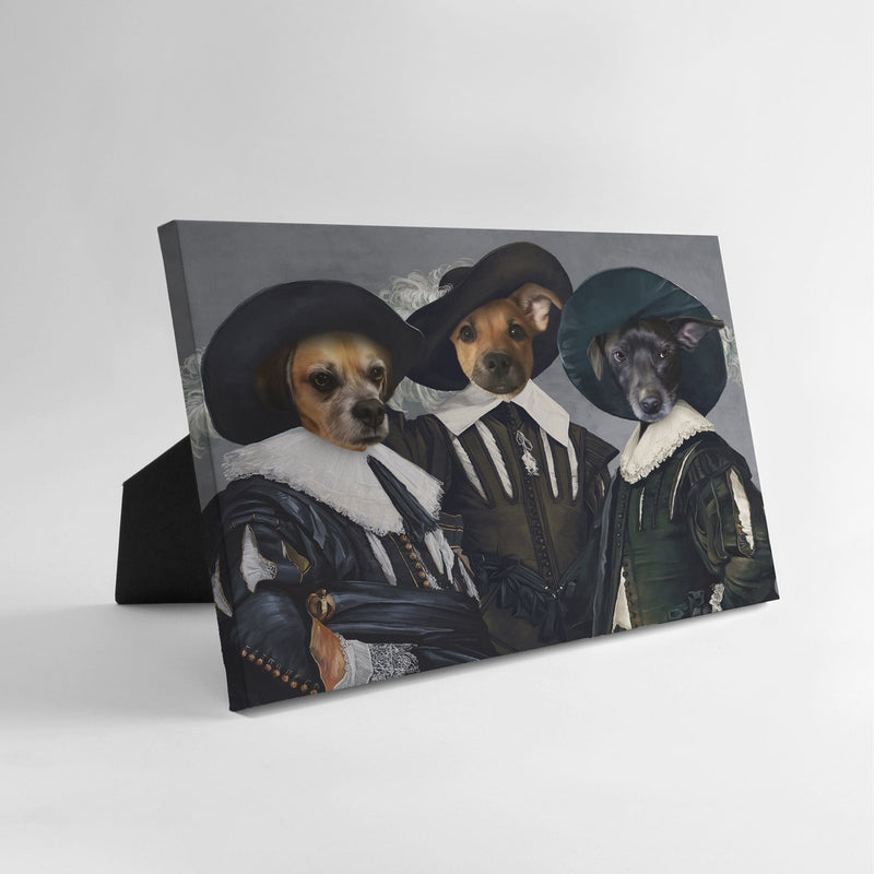 Three Musketeers - Custom Standing Canvas