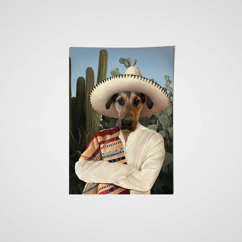 Crown and Paw - Poster The Sombrero - Custom Pet Poster