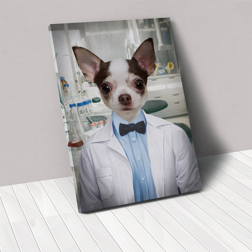 Crown and Paw - Canvas The Scientist - Custom Pet Canvas