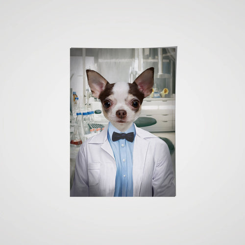 Crown and Paw - Poster The Scientist - Custom Pet Poster
