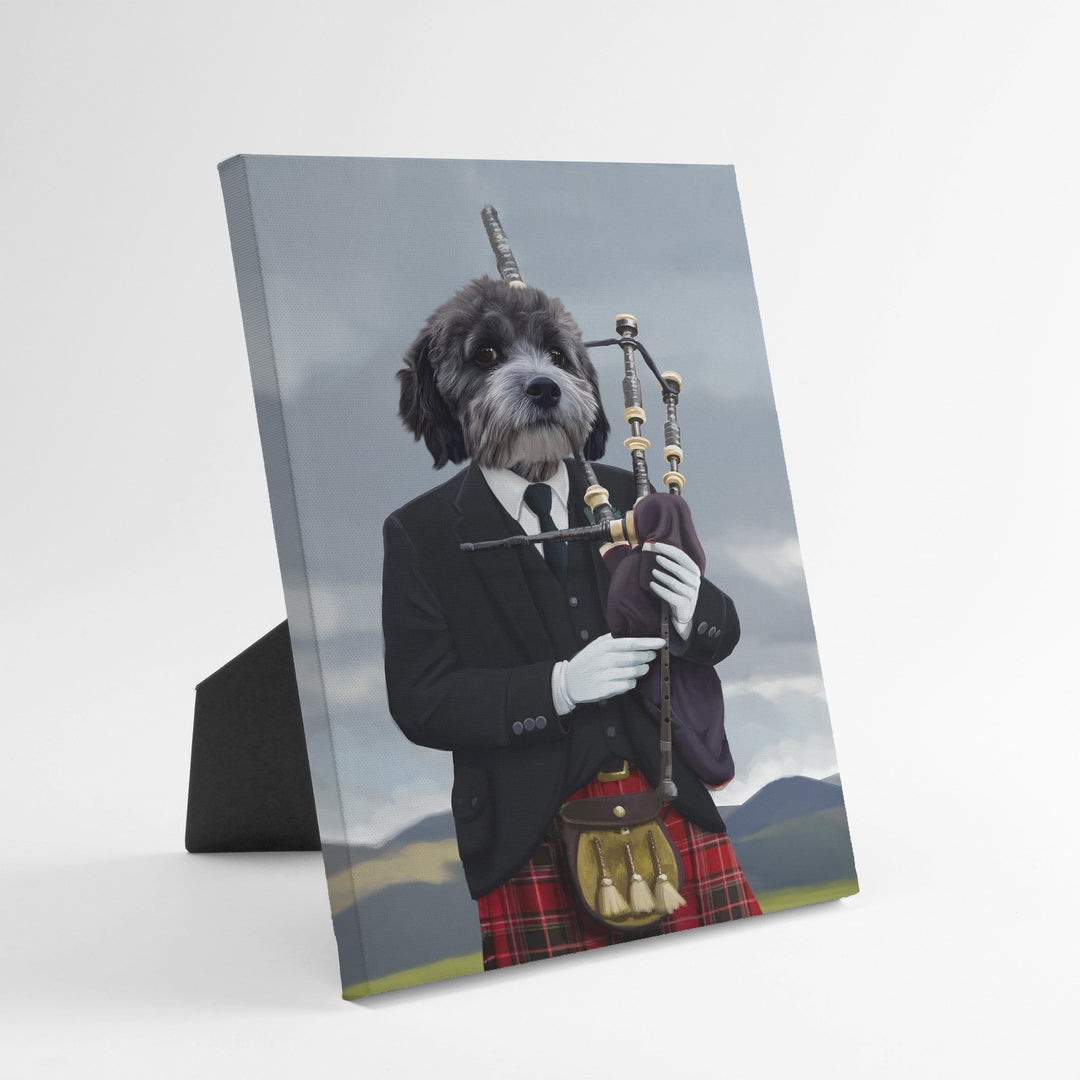 The Bagpiper - Custom Standing Canvas