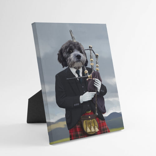 Crown and Paw - Standing Canvas The Bagpiper - Custom Standing Canvas