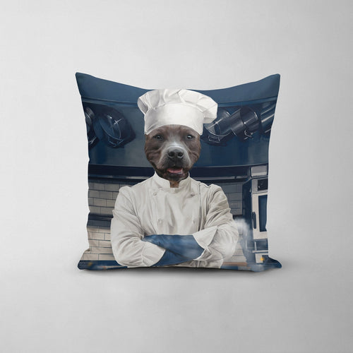 Crown and Paw - Throw Pillow The Chef - Custom Throw Pillow