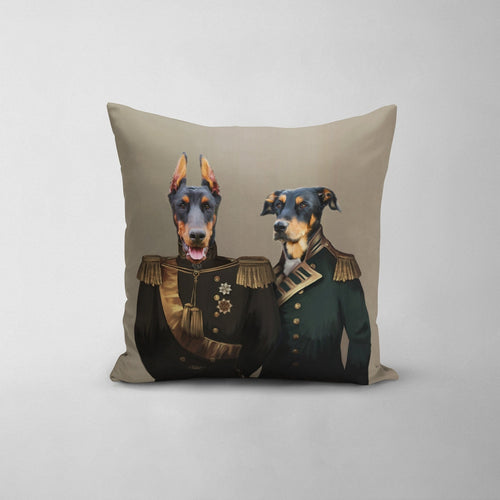 Crown and Paw - Throw Pillow The Brothers In Arms - Custom Throw Pillow