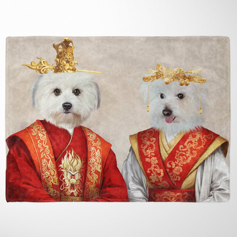 Asian Rulers - Custom Pet Blanket
