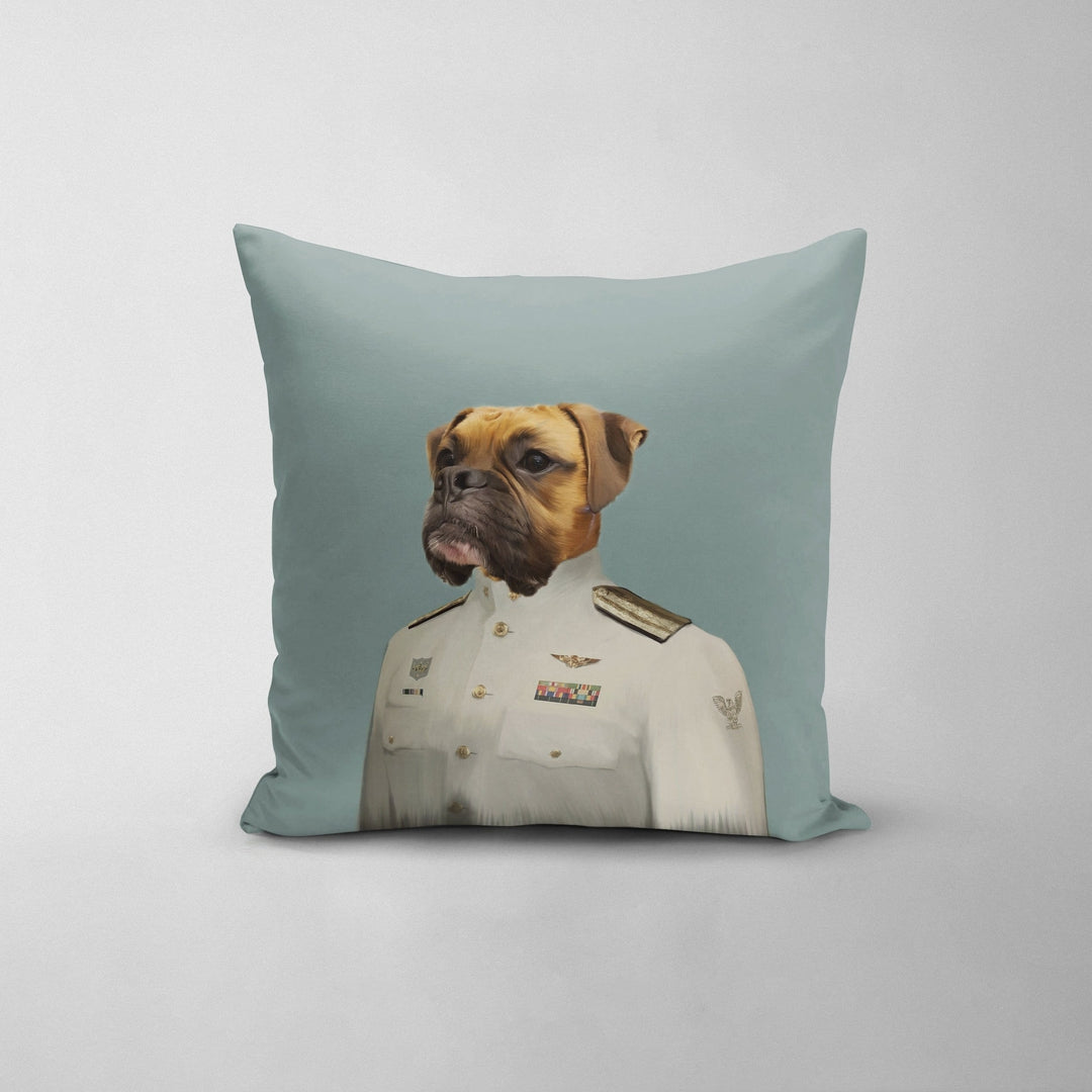 The Male Coast Guard - Custom Throw Pillow