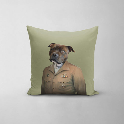 Crown and Paw - Throw Pillow The Male Naval Officer - Custom Throw Pillow