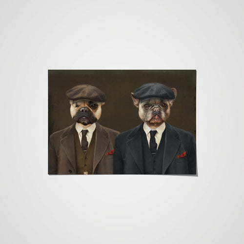 Crown and Paw - Poster The Gangster Brothers - Custom Pet Poster