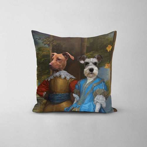Crown and Paw - Throw Pillow The Fancy Date - Custom Throw Pillow