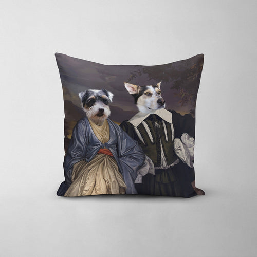 Crown and Paw - Throw Pillow The Midnight Stroll - Custom Throw Pillow