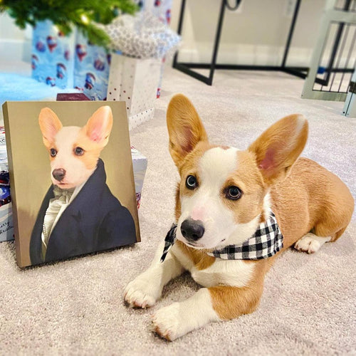 Crown and Paw - Canvas The Ambassador - Custom Pet Canvas