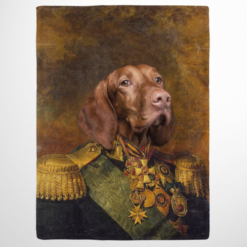 Crown and Paw - Blanket The Colonel - Custom Pet Blanket
