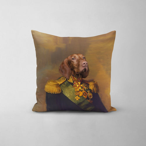 Crown and Paw - Throw Pillow The Colonel - Custom Throw Pillow