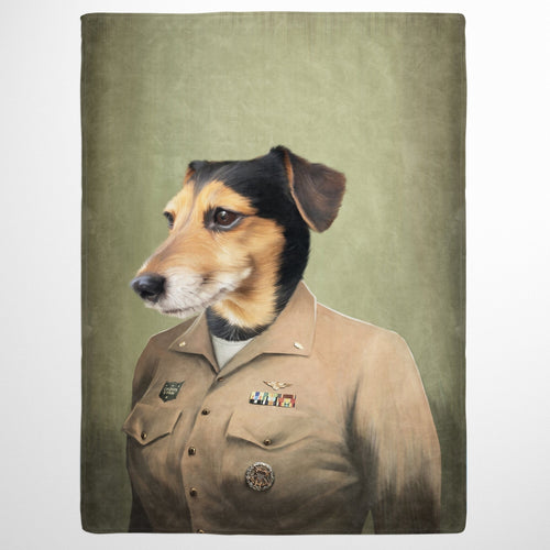 Crown and Paw - Blanket The Female Naval Officer - Custom Pet Blanket
