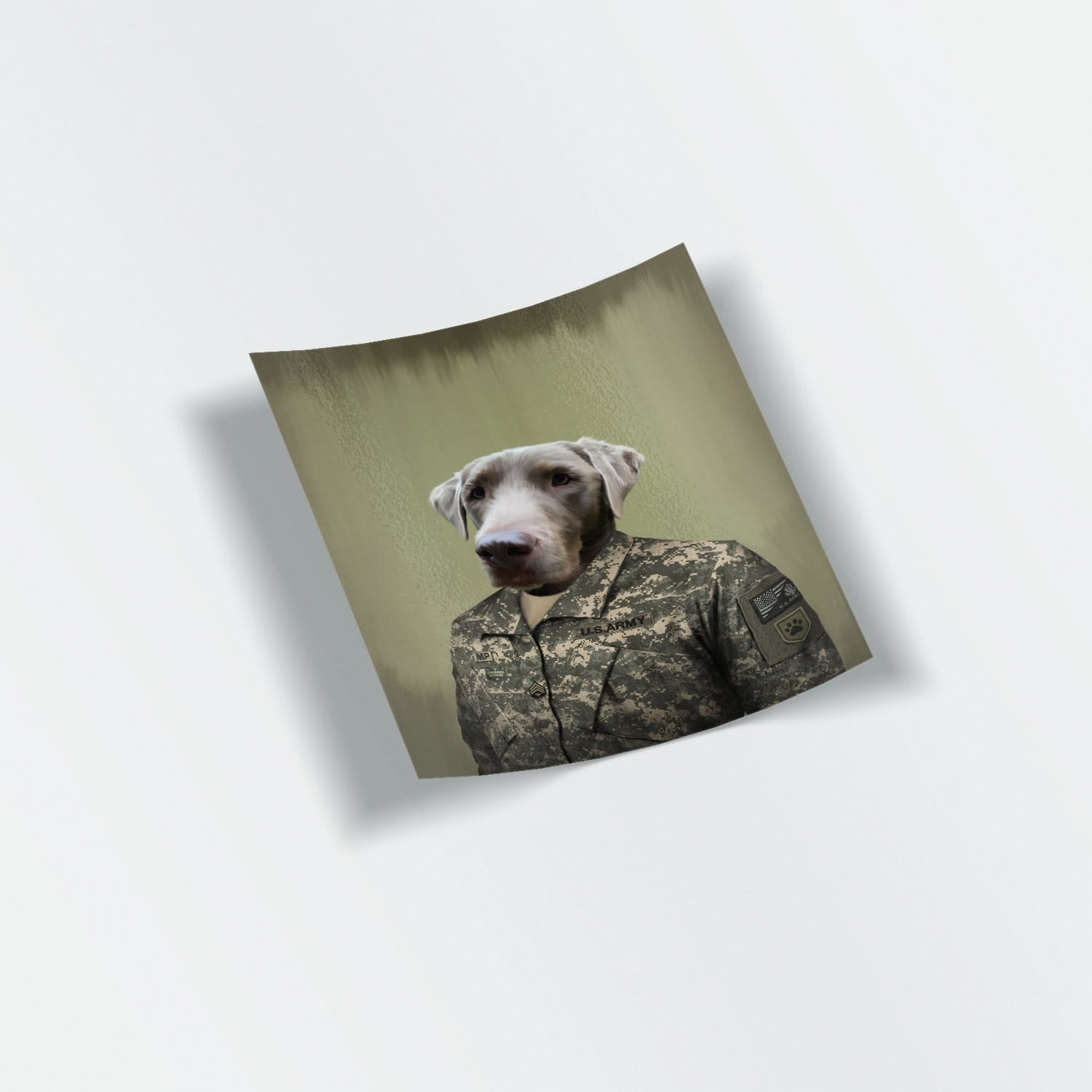 The Army Man - Custom Stickers