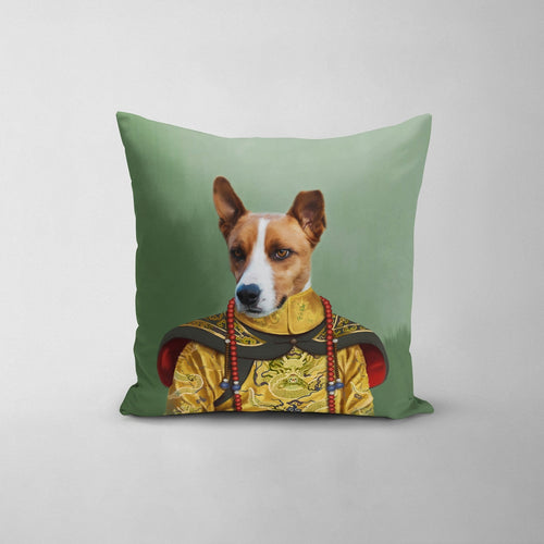 Crown and Paw - Throw Pillow The Chinese Emperor - Custom Throw Pillow