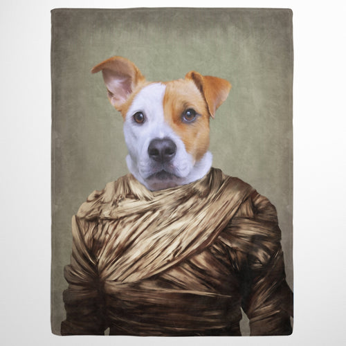 Crown and Paw - Blanket The Mummy - Custom Pet Blanket