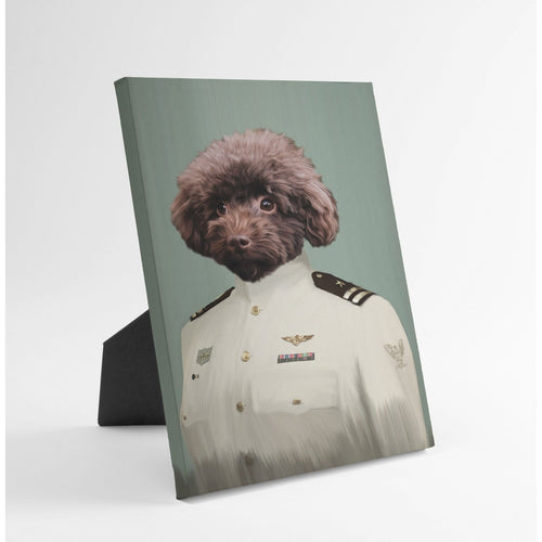 Crown and Paw - Standing Canvas The Female Coast Guard - Custom Standing Canvas