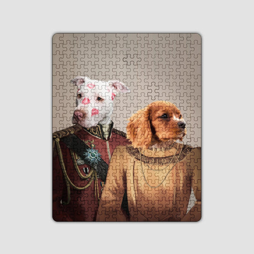 Crown and Paw - Puzzle The Lord And Lady - Custom Puzzle 11" x 14"