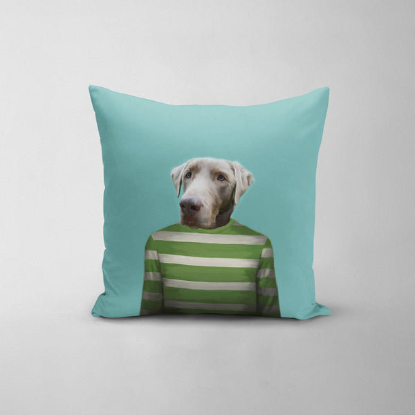 The Green Candy Cane - Custom Throw Pillow