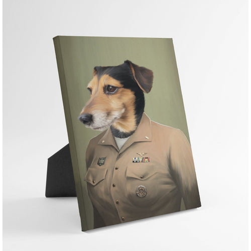 Crown and Paw - Standing Canvas The Female Naval Officer - Custom Standing Canvas