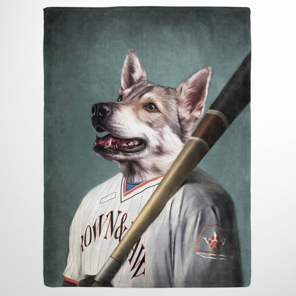 The Baseball Player - Custom Pet Blanket