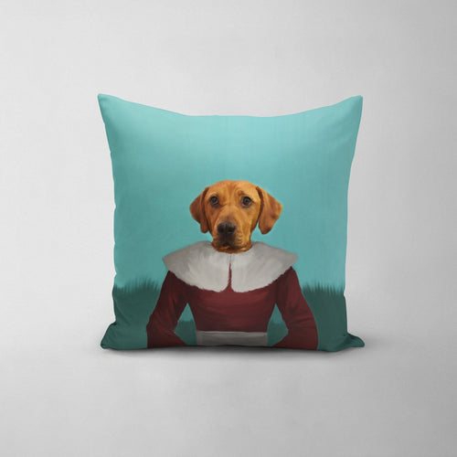 Crown and Paw - Throw Pillow Mrs Claus - Custom Throw Pillow