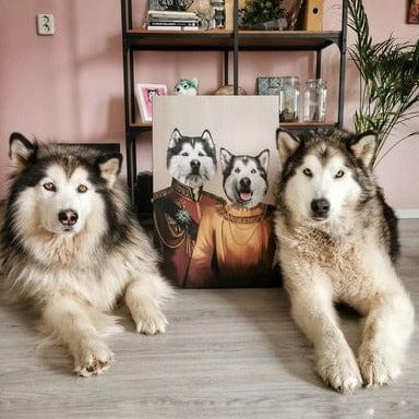 The Lord And Lady - Custom Pet Canvas