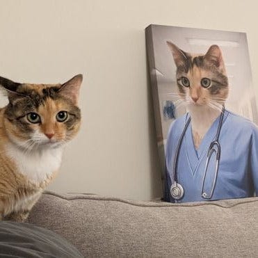 The Nurse - Custom Pet Canvas
